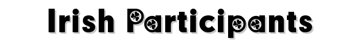 Irish Participants font